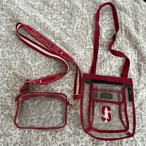 Stanford clear bags for stadium games. Like new.